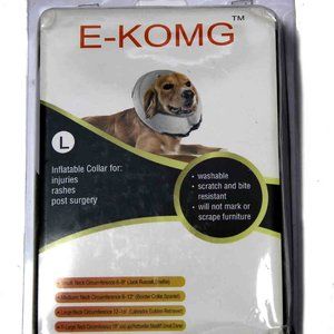 E-KOMG Inflatable Dog Injury Collar Size Large